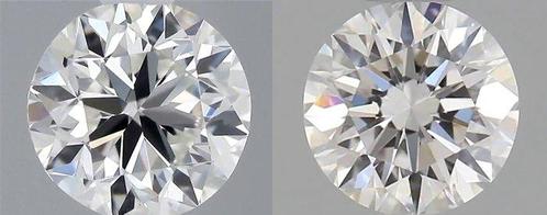 Sans Prix de Réserve - 2 pcs Diamant  (Naturelle)  - 0.60 ct, Handtassen en Accessoires, Edelstenen