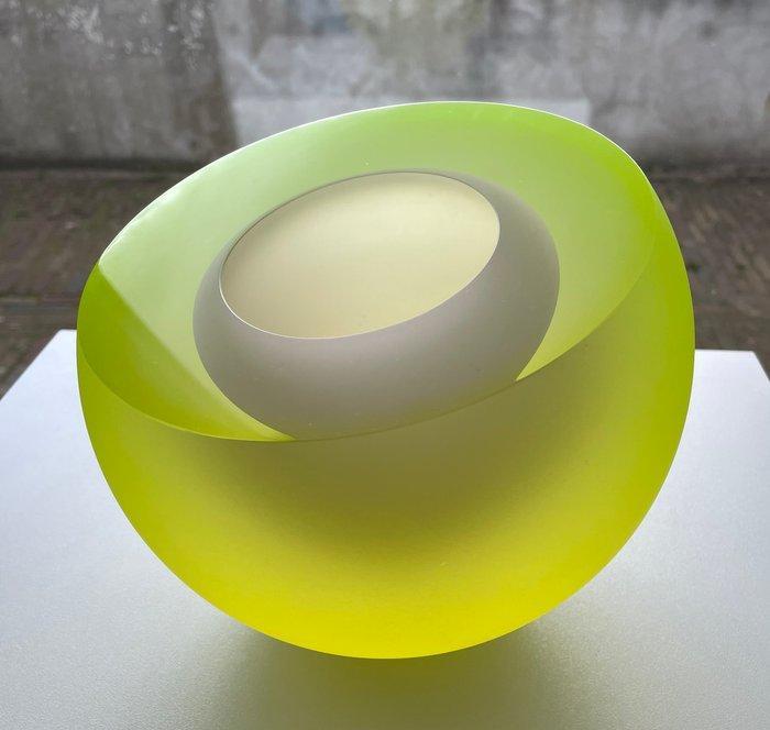 George Broft Unique - sculptuur, “ White eye” “ - 15 cm -, Antiek en Kunst, Kunst | Designobjecten