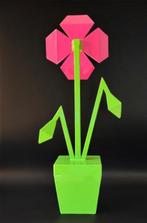 ArToteM - ArToteM - Sculpture, Coquelicot vert et fuchsia -