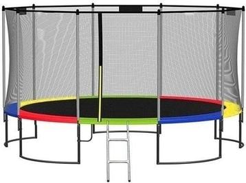 Trampoline regenboog 305 cm - met veiligheidsnet & ladder..., Ophalen of Verzenden