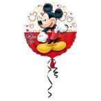 Mickey Mouse Helium Ballon Rood 43cm leeg, Nieuw, Verzenden