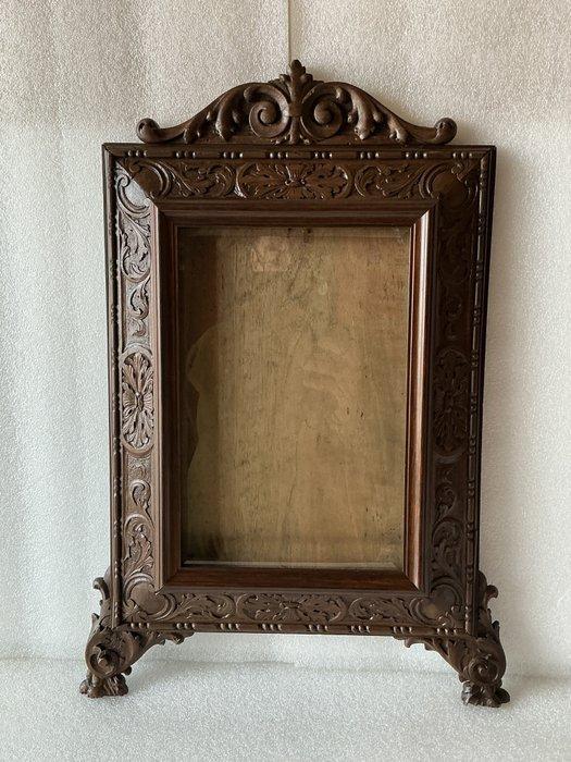 Lijst - Walnoot - Teca in Napoleon III-stijl, Antiek en Kunst, Antiek | Overige Antiek