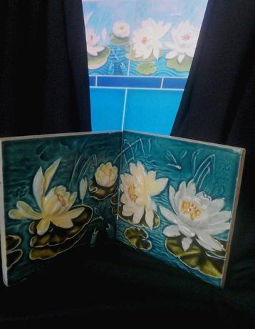 VILLEROY & BOCH Mettlach - Plaque (16) - Art Nouveau 1900 -, Antiek en Kunst