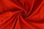 10 meter linnen viscose - rood, Verzenden, 120 cm of meer, Linnen, Rood