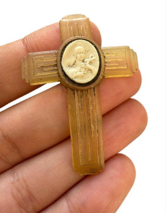 Art déco Croix - Gothique et céleste, croix ancienne, Antiquités & Art, Curiosités & Brocante