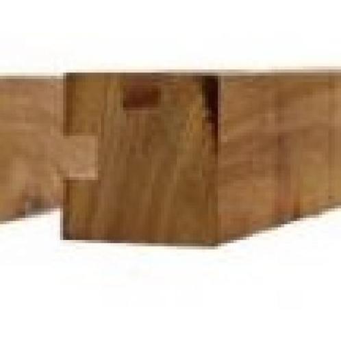 Houten gleufpaal voor tuinscherm - hoekpaal - h300 90mm x, Tuin en Terras, Tuinhekken en Hekwerk
