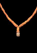West-Aziatisch Oranje hardsteen Kralenketting (Zonder
