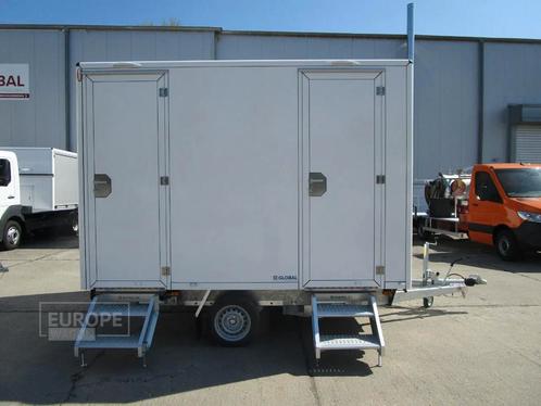 GLOBAL KWALITEIT DUITSE toiletwagen type 2-1-2 GLOBAL rechts, Auto diversen, Aanhangers en Bagagewagens, Ophalen