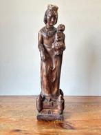 sculptuur, Maria met kind - 50 cm - Gips - 1920