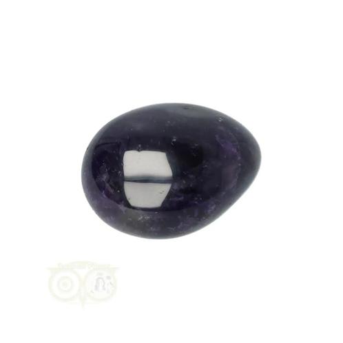Amethist geronde handsteen Nr 65 - 19 gram, Handtassen en Accessoires, Edelstenen, Nieuw, Verzenden