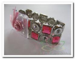 Corsage polscorsage-armband ice princess pink polscor, Huis en Inrichting, Woonaccessoires | Kunstplanten en Kunstbloemen, Nieuw