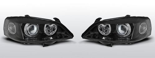 Koplampen Angel Eyes | Opel Astra G 1997-2004 | zwart, Auto-onderdelen, Verlichting, Nieuw, Opel, Verzenden