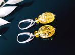 Boucles doreilles en ambre baltique naturel - argent -, Verzamelen