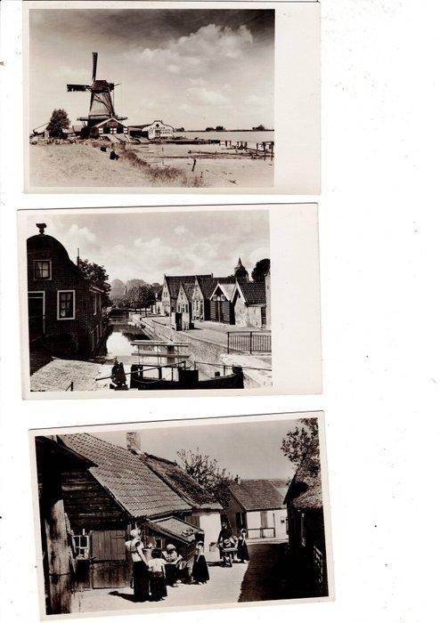 Nederland, Duitsland - Stad en Landschap, Windmolen,, Verzamelen, Postkaarten | Buitenland