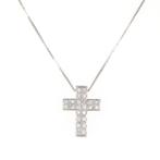 Zonder minimumprijs - Ketting met hanger - 18 karaat Witgoud