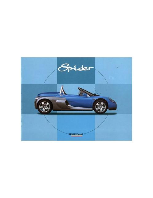 1996 RENAULT SPORT SPIDER BROCHURE FRANS ENGELS, Boeken, Auto's | Folders en Tijdschriften