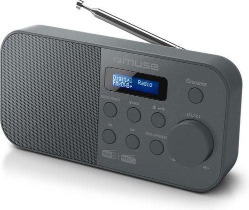 Muse M-109DB - Compacte digitale DAB+ / FM radio, zwart, Audio, Tv en Foto, Overige Audio, Tv en Foto, Nieuw, Verzenden