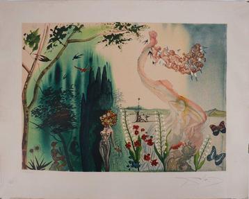 Salvador Dali (1904-1989) - Les quatre saisons : Le beschikbaar voor biedingen
