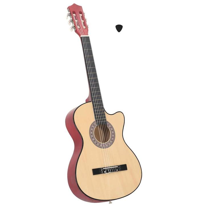vidaXL Gitaar cutaway met 6 snaren western akoestisch 38, Muziek en Instrumenten, Snaarinstrumenten | Gitaren | Akoestisch, Nieuw