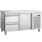 Koelwerkbank | 280L | 1 Deur + 2 Laden (1/1 GN) | 0°C/+10°C, Verzenden, Nieuw in verpakking