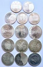 Pays-Bas. 10/50 Gulden 1982-1999 (14 different coins), Postzegels en Munten