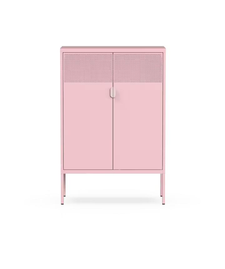 Archiefkast - Kantoorkast - Metalen kast met deuren - Roze -, Huis en Inrichting, Kasten | Lockerkasten, Nieuw, Verzenden