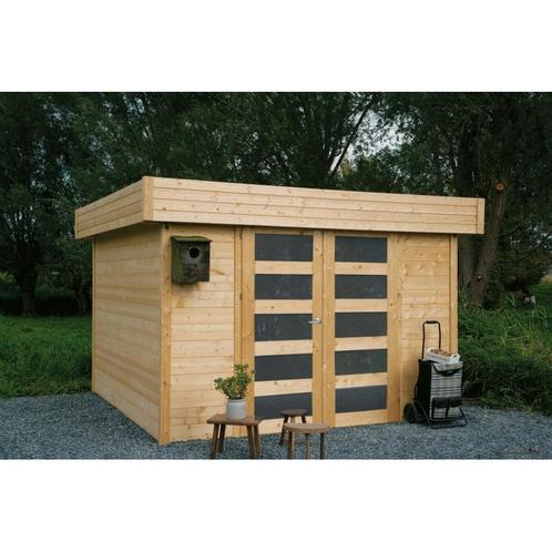 Tuinhuis in hout - modern odense 3032 x 3032 mm 28 mm, Tuin en Terras, Tuinhuizen, Nieuw