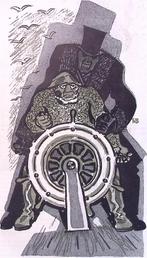 Spotprent over De Spaarnestroom (lijst optie, Lithos), Antiek en Kunst, Verzenden