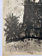 Yves Ganne (1931-2019) - Cathédrale de Chartres (sans prix, Antiek en Kunst