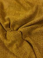 Zacht geweven textuur en consistente kleur mosterdgeel/oker,, Antiek en Kunst