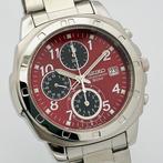 Seiko - Chronograph  Red Dial - Sans Prix de Réserve -, Handtassen en Accessoires