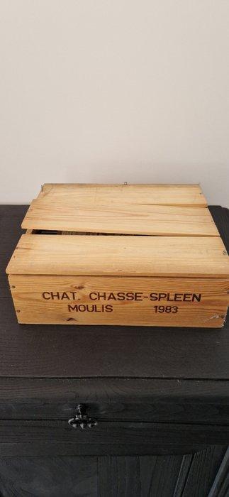 1983 Chateau Chasse Spleen rouge - Bordeaux Cru Bourgeois -, Collections, Vins