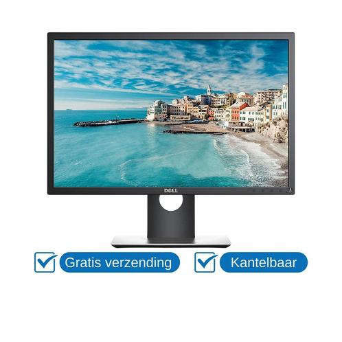 Dell P2217H 22 inch Full HD beeldscherm zwart, Computers en Software, Monitoren, Gebruikt, Ophalen of Verzenden