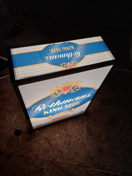 Verlichte Rothmans-bord - Lichtbord - Metaal, Plastic, Antiquités & Art, Antiquités | Assiettes décoratives & Carrelages