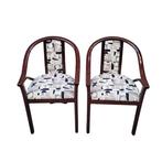 Stoel (4) - Hout - 4 stoelen in Art Deco-stijl