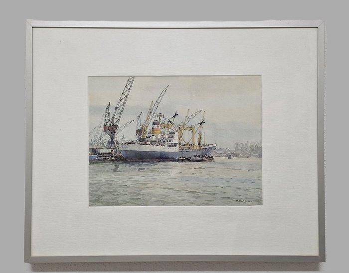 Herman BOSBOOM (Bussum, 1920 - Delft, 1993) - **NO RESERVE**, Antiquités & Art, Art | Peinture | Classique