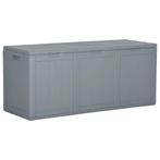 vidaXL Tuinbox 270 L PP rattan grijs, Verzenden, Nieuw