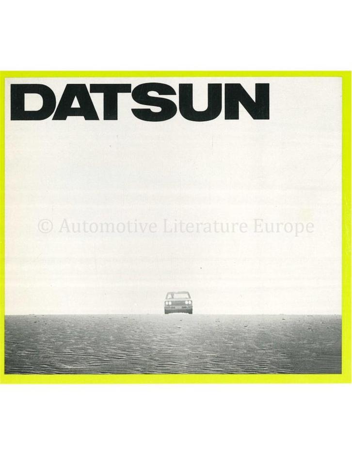 1968 DATSUN PROGRAMMA BROCHURE NEDERLANDS | FRANS, Boeken, Auto's | Folders en Tijdschriften