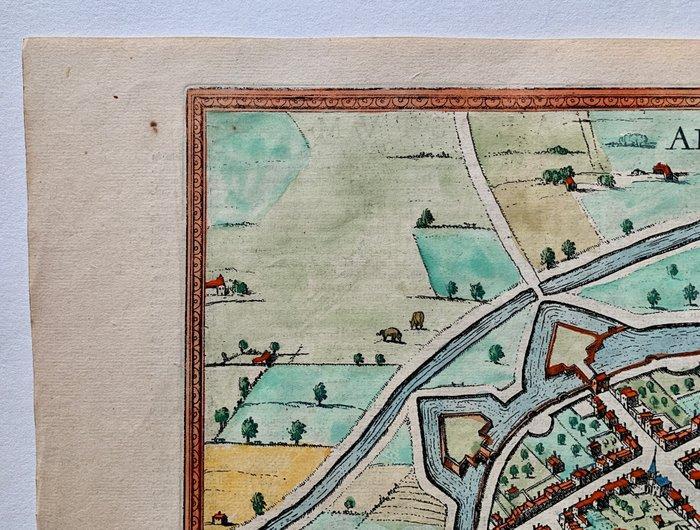 Belgique - Aalst, Vlaanderen; Georg Braun & Frans Hogenberg, Boeken, Atlassen en Landkaarten