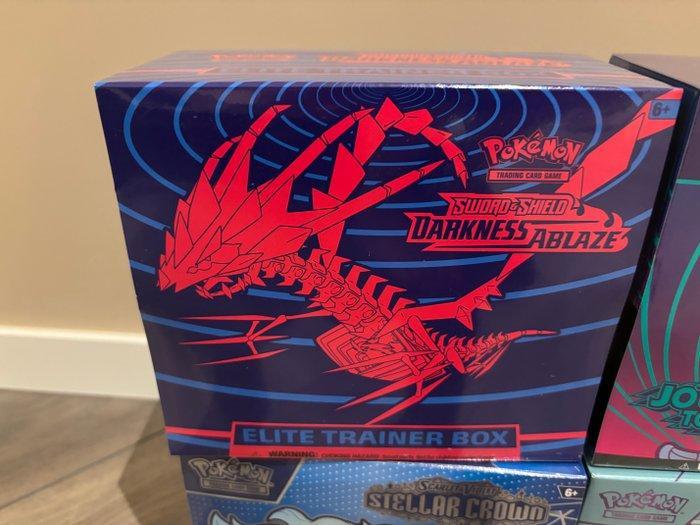 Pokémon - 4 Elite trainer box - Scarlet & Violet - Journey, Hobby en Vrije tijd, Verzamelkaartspellen | Pokémon