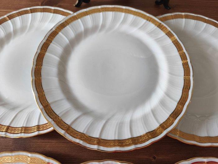 Bernardaud - Dessertservies (8) - Verlaine - Echt goud, Antiquités & Art, Antiquités | Meubles | Tables