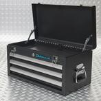 Datona Gereedschapskist drie lades - mat zwart - Datona, Doe-het-zelf en Bouw, Gereedschapskisten, Ophalen of Verzenden, Nieuw