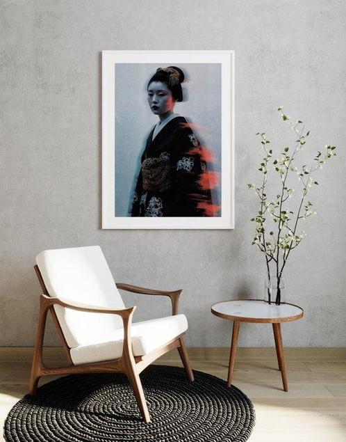 Nik Haku - Trace in Red XL, Antiek en Kunst, Kunst | Schilderijen | Modern