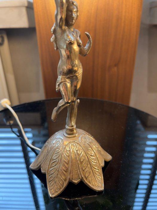 Tafellamp - Glas, Legering - Art Déco Revival, Antiek en Kunst, Curiosa en Brocante