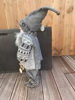 Kerstbeeldje Poudre détoile - Grijze Kerstman - Plastic,, Diversen, Kerst, Nieuw