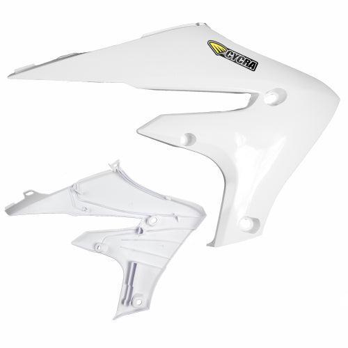 Cycra Powerflow Radiator Kappen Wit Yamaha YZ 250F 2019-2023, Motoren, Onderdelen | Overige, Verzenden