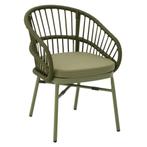 Stoel | NIKITA | Aluminium Rotan/Aluminium | Green |, Verzenden, Nieuw in verpakking