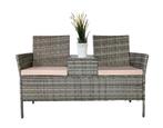 MaxxGarden Luxe tuinbank - ingebouw tafeltje - staal - 13..., Tuin en Terras, Tuinsets en Loungesets, Ophalen of Verzenden, Nieuw