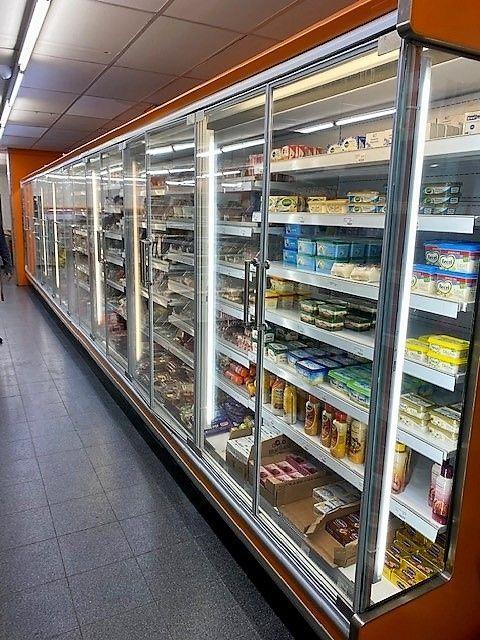 Wandkoeling met 6 deuren, 375cm, zonder motor, Elektronische apparatuur, Koelkasten en IJskasten