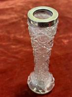 Eenbloemige vaas  - Glas (glas-in-lood), Zilver, Antiquités & Art, Antiquités | Argent & Or